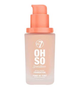W7 - *Oh So Sensitive* - Hypoallergenic foundation - Natural Beige