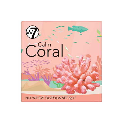 W7 - Powder Blush The Boxed Blusher - Calm coral