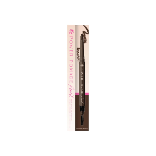 W7 Cosmetics - Double eyebrow pencil Power Pomade - Dark Brown