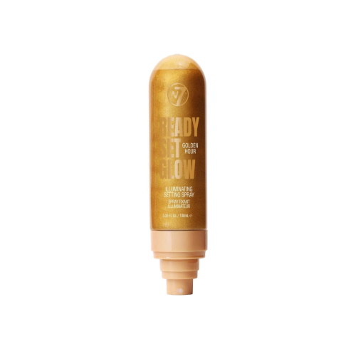 W7 Cosmetics - Makeup setting spray Ready, Set, Glow - Golden Hour