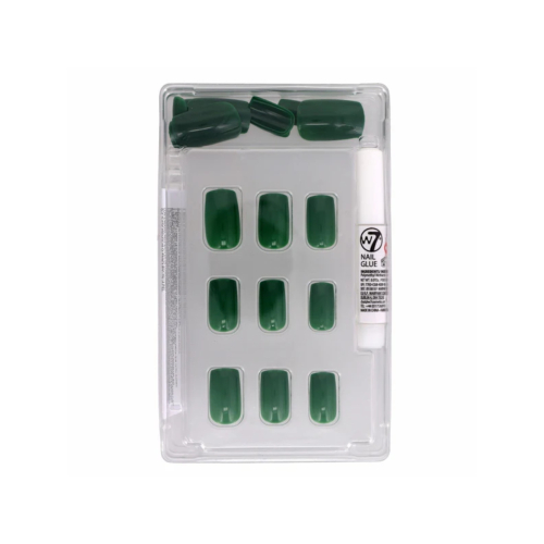 W7 Cosmetics - Fake nails Glamorous Nails - Emerald Energy