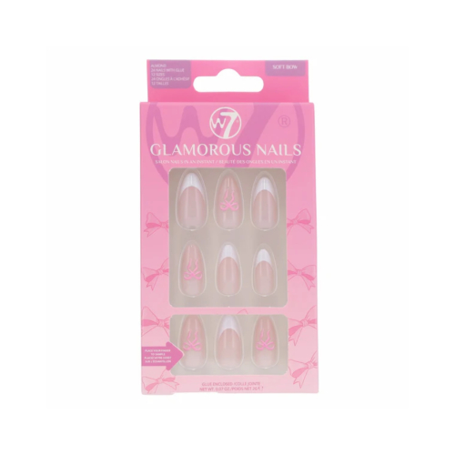 W7 Cosmetics - Fake nails Glamorous Nails - Soft Bow