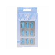 W7 Cosmetics - Fake nails Glamorous Nails - Whisper Blue