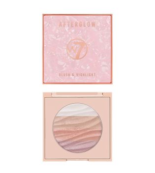 W7 - Highlighter and powder blush Afterglow