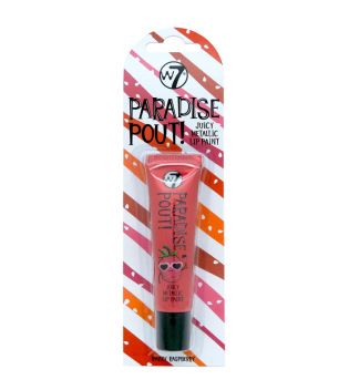 W7 - Paradise Pout! Metal Liquid Lipstick - Razzy raspberry