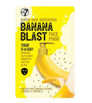 W7- Super Skin Superfood Face Mask - Banana Blast