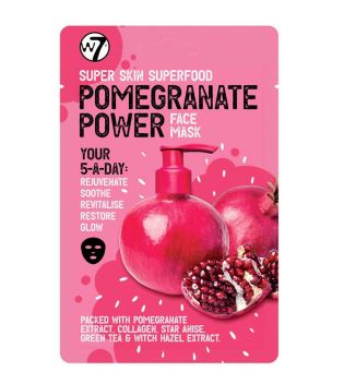 W7- Super Skin Superfood Face Mask - Pomegranate Power