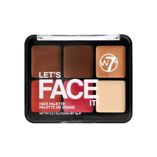W7 - Cream face palette Lets face it! - Soft glow