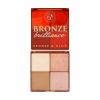 W7 - Highlighter and Bronzer palette Bronze Brilliance - Light/Medium