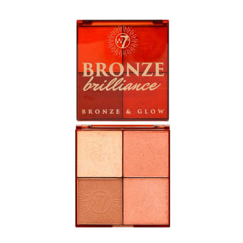 W7 - Highlighter and Bronzer Palette Bronze Brilliance - Medium/Dark