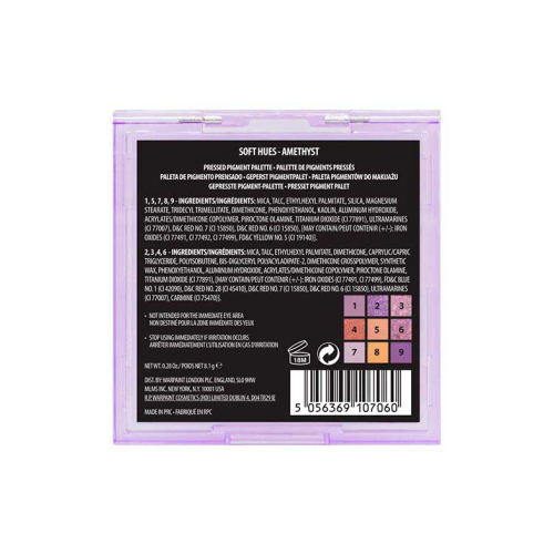 W7 - Pressed Pigment Palette Soft Hues - Amethyst