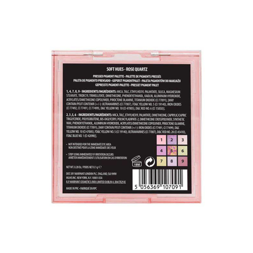W7 - Pressed Pigment Palette Soft Hues - Rose Quartz