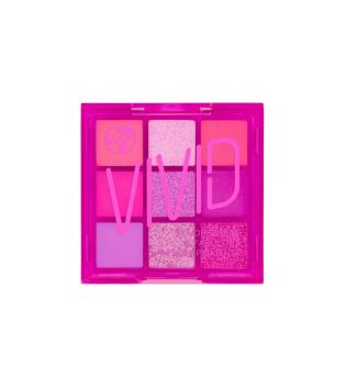 W7 - Vivid Pressed pigments palette - Punchy Pink