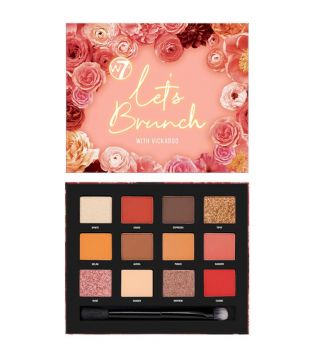 W7 - Eyeshadow Palette - Let's Brunch With Vickaboo