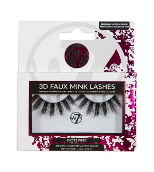 W7 - False eyelashes 3D Faux Mink Lashes - Shots Fired