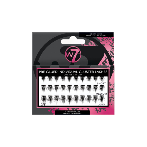 W7 - Individual False Eyelashes Pre-glued Cluster Lashes
