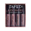 W7 - Duped! Matte Liquid Lipstick - Nice Nudes