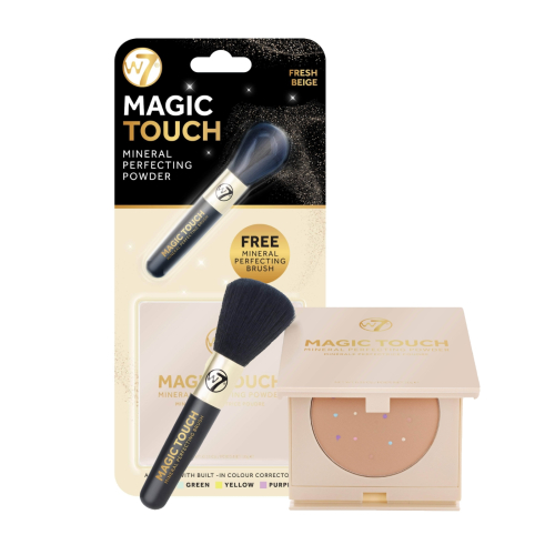W7 - Translucent powder set + brush Magic Touch