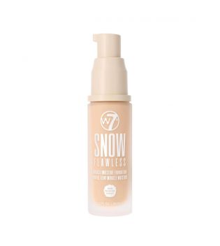 W7 - *Snow Flawless* - Foundation Miracle Moisture - Natural Beige