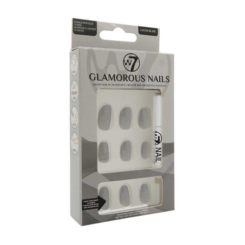 W7 - Glamorous Nails Artificial Nails - Clean Slate