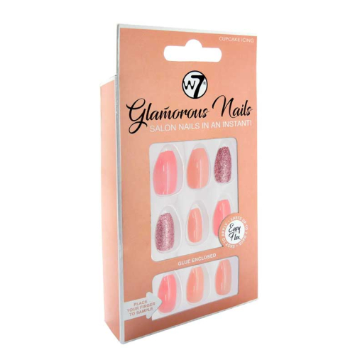 W7 - Glamorous Nails Artificial Nails - Cupcake Icing