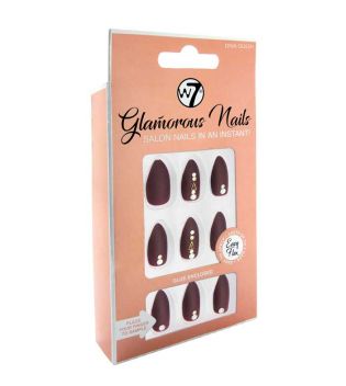 W7 - Glamorous Nails Artificial Nails - Diva Queen