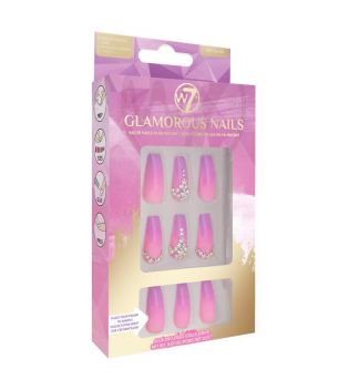 W7 - Glamorous Nails Artificial Nails - Get Glam