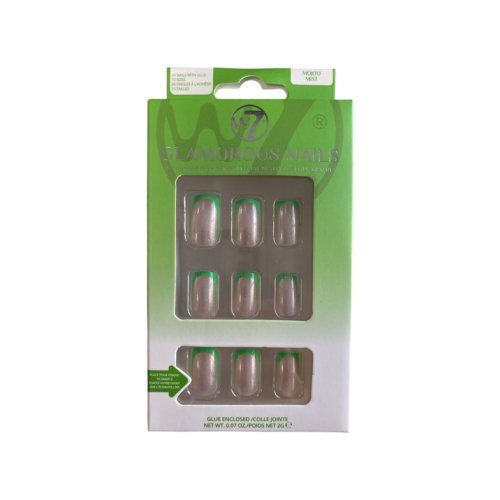 W7 - Glamorous Nails Artificial Nails - Mojito Mist