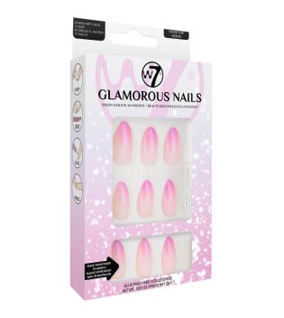 W7 - Glamorous Nails Artificial Nails - Over The Moon