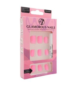 W7 - Glamorous Nails Artificial Nails - Pink Kiss