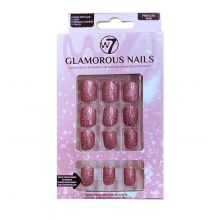 W7 - Glamorous Nails Artificial Nails - Princess Pink