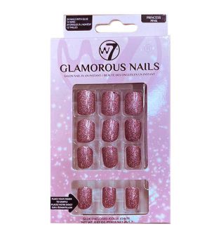 W7 - Glamorous Nails Artificial Nails - Princess Pink
