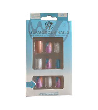 W7 - Glamorous Nails Artificial Nails - Spring Break