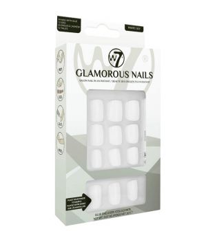W7 - Glamorous Nails Artificial Nails - White Lily