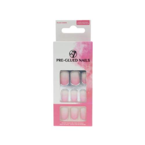 W7 - False Nails Pre-Glued Nails - Blush Ombre