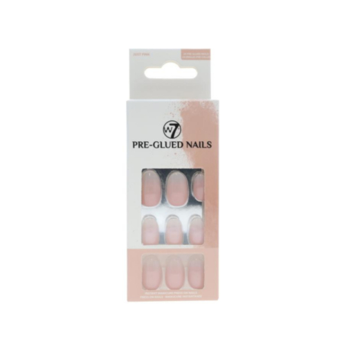 W7 - False Nails Pre-Glued Nails - Just Pink