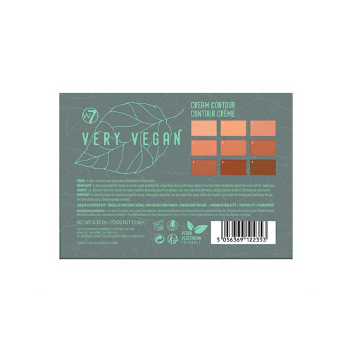 W7 - *Very Vegan* - Cream Contour Palette