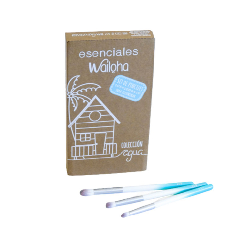 Wailoha - *Colección agua* - Set of 3 special brushes to blur - Nº105, 108 y 110
