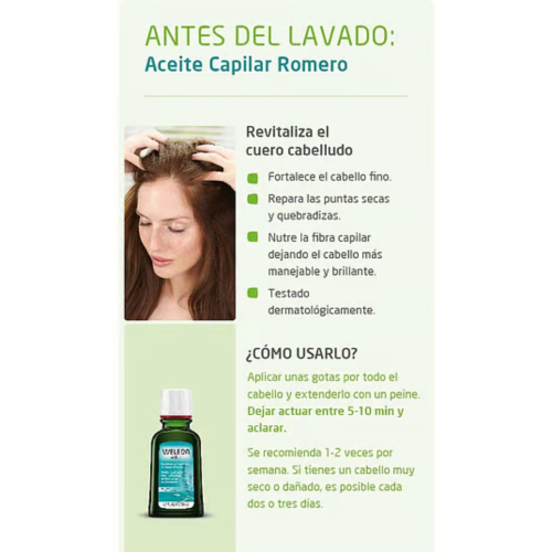 Weleda - Conditioning Hair Oil - Rosmary