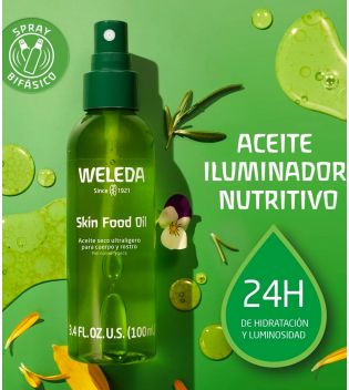 Weleda - Ultralight Dry Oil for Face and Body Skin Food - Normal and Dry Skin