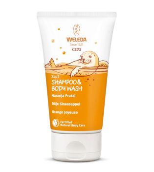 Weleda - Kids shampoo and body wash - Orange Fruit