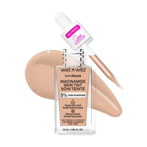 Wet N Wild - Foundation Bare Focus Niacinamide Skin Tint - Light Medium