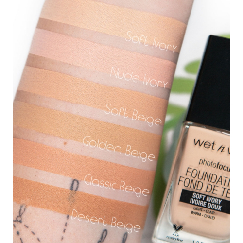 Wet n Wild - Foundation Photo Focus Matte - E365C: Soft Beige