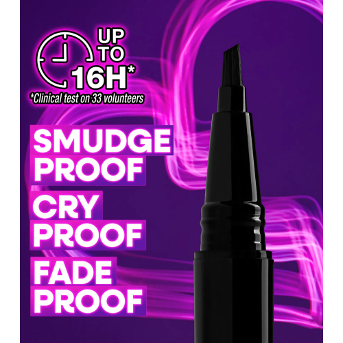 Wet N Wild - Waterproof Eyeliner Wing Out - Ultra Black