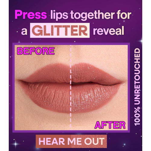 Wet n Wild - Liquid lipstick with shimmer Mega Glitter - Hear Me Out