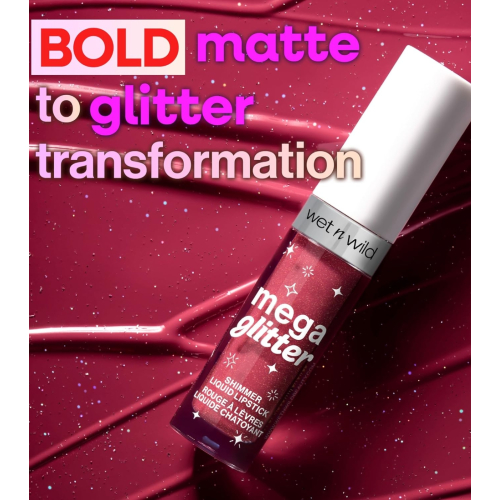 Wet n Wild - Liquid lipstick with shimmer Mega Glitter - Pink Future