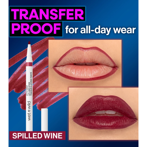 Wet n Wild - Lip Liner Perfect Pout - Spilled Wine