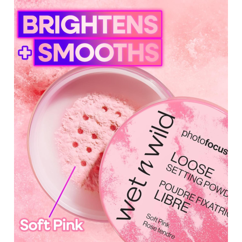 Wet n Wild - Loose Setting Powder Photofocus - Soft Pink
