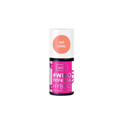 Wibo - *FitFreak * - Nail Polish Hybrid - 03: Hot Coral