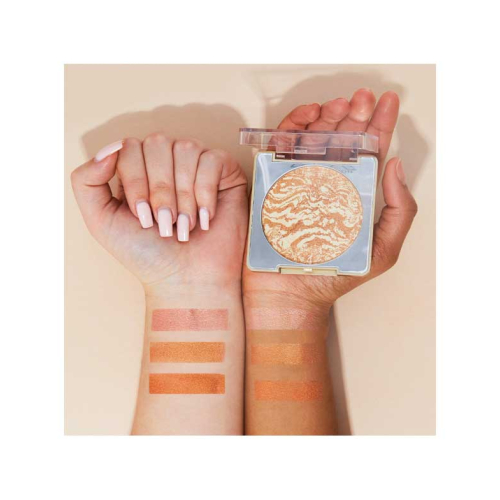 XX Revolution - Powder Bronzer Bronze Light Marbled Bronzer - Lovelorn Deep